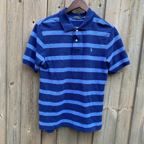Polo Ralph Lauren Striped Polo Shirt Large - Picture 1 of 3